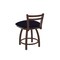 Holland Bar Stool Co 18" Low Back Swivel Vanity Stool, Bronze Finish, Canter Twilight Seat 41118BZ002 - alternate 3